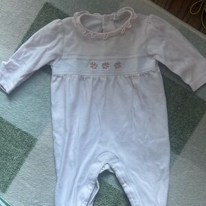 Kisssy kissy embroidered PJ footie